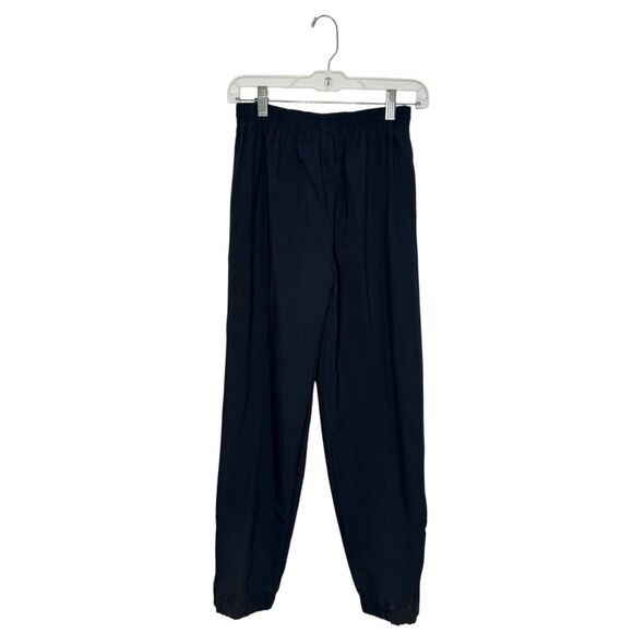 Unik Boys 14 Tracksuit Matching Set Zip Up Jacket & Pants Navy Blue & Tan NEW - Picture 6 of 9